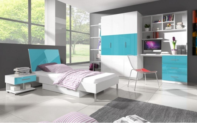 Schränke Kleiderschrank Holz Schrank Design Blau Kleiderschränke Kinderzimmer