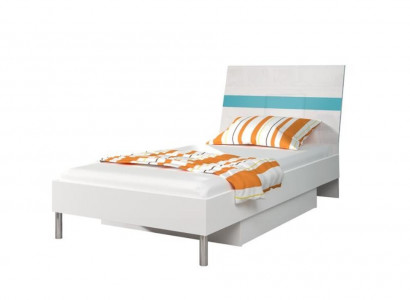 Betten Kinderbett Kinderzimmer Bett Kinderbett Möbel Holz Turkis Hochglanz Neu