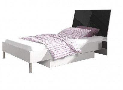 Kinderzimmer Bett Einzelbett Jugendzimmer Schwarz Holz Schlafzimmer Betten Neu