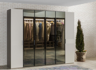 Loft Schrank Luxus Schlafzimmer Holz Schrank Glasschrank Möbel Design