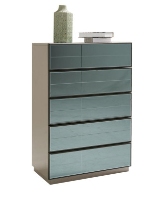 Spiegel Front Kommode Schränke Grauer Hochschrank Spiegel Sideboard Luxus design