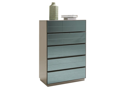 Spiegel Front Kommode Schränke Grauer Hochschrank Spiegel Sideboard Luxus design