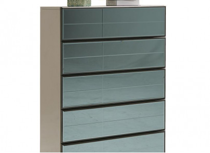 Spiegel Front Kommode Schränke Grauer Hochschrank Spiegel Sideboard Luxus design