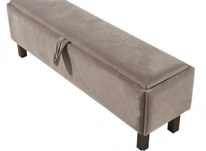 Fußhocker Bank Truhe mit Fach Schlafzimmer Bänke gepolsterte Sitzbank Möbel Neu