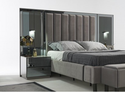 Möbel 2x Nachttisch Holz Konsolen Tische Beistelltische Schlafzimmer Komplett