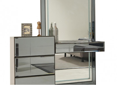 Schminktisch Kommode mit Spiegel Konsole Kommoden Holz Modern Schlafzimmer