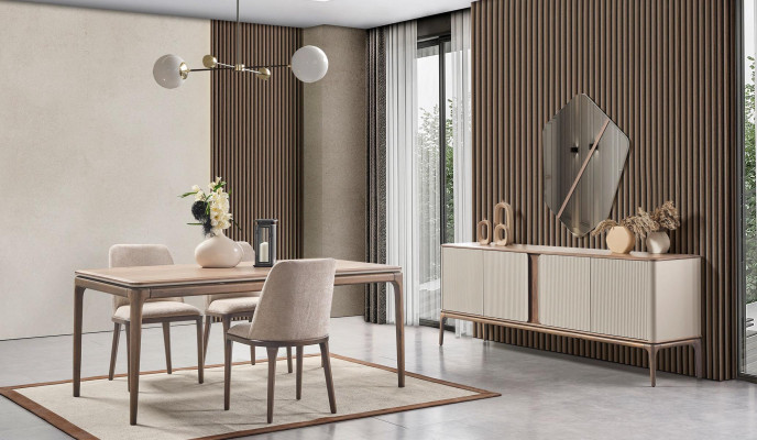 Luxus Design Polster Stuhl Stühle Sitz Esszimmer Holz Textil Sessel Echtholz