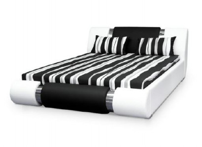 Lit Cuir Cadre Du en 140/160/180x200cm Capitonné Design Double Made IN Eu