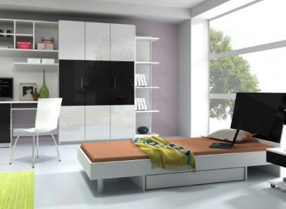 Jugendzimmer 7 tgl Komplettes Schlafzimmer Kinder Bett Schrank Schreibtisch RAJ3