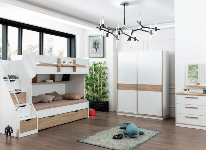 Design Kleiderschrank Schwebetüren Schrank Schlafzimmer Schränke Holz Weiß Braun