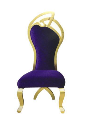 Thron Stühle Sessel Königlicher Samt Polster Chesterfield 1 Sitzer Antik Stil