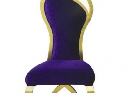 Thron Stühle Sessel Königlicher Samt Polster Chesterfield 1 Sitzer Antik Stil