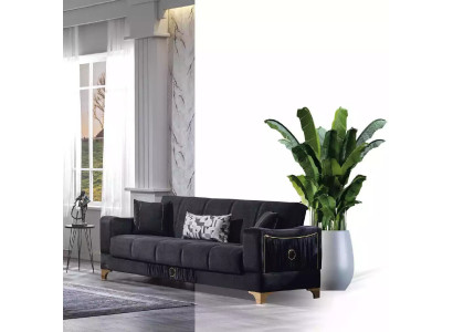 Sofa 3-Sitzer Couch Stoffsofa Sitzmöbel Polstersofa Loungesofa Armlehne