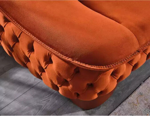 Sofagarnitur 3+3+1 Sitzer Luxus Modern Set Design Sofas Polster Chesterfield