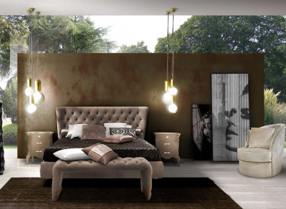 Bett Polster Design Luxus Doppel Hotel Betten Chesterfield Schlaf Zimmer