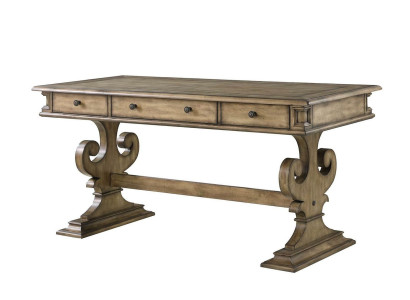 Tisch Schreibtisch Tisch Arbeitstisch Chef Büro Möbel CEO Braun Neu