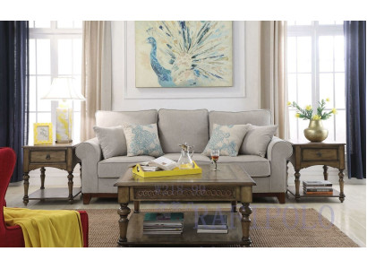 Klassischer Couchtisch Holztisch Beistelltisch Tische Deko Wohnzimmer Holz