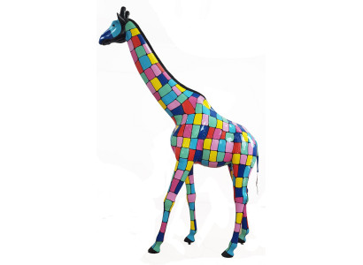 Design Figuren Moderne Dekorationen Garten Giraffe Statue Skulptur Skulpturen