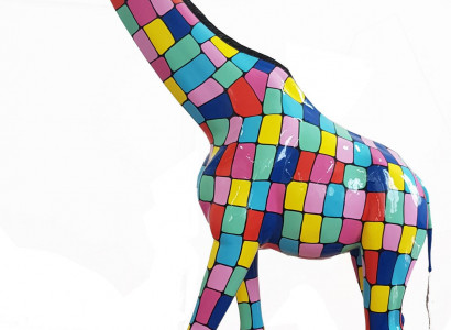 Design Figuren Moderne Dekorationen Garten Giraffe Statue Skulptur Skulpturen