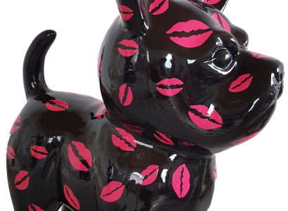 Designer Figur Statue Moderne Figuren Dekoration Hund Garten Skulptur Skulpturen