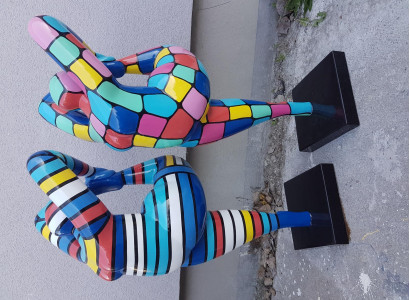 Designer Abstrakte Figuren Moderne Dekorationen Figuren Frau Skulptur Skulpturen