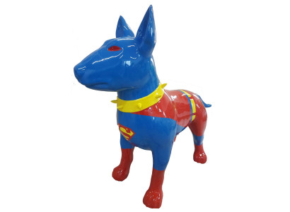 Designer Figur Statue Moderne Figuren Dekoration Hund Skulpturen Garten Skulptur