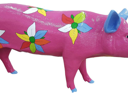 Designer Figuren Moderne Dekorationen Garten Statue Skulptur Skulpturen Schwein