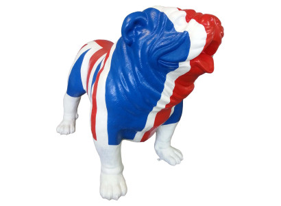 Design Figuren Skulpturen Moderne Bulldogge Skulptur Deko Skulpturen Hund Neu
