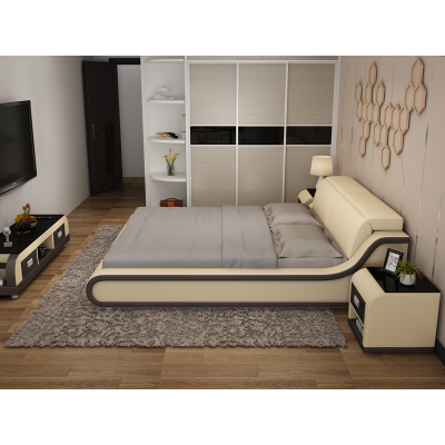 Bett Polster Deko Design Luxus Doppel Hotel Betten 180x200cm Schlaf Zimmer