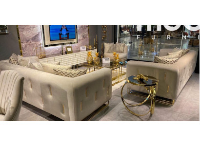 Design Sofa Moderne 3er Sitz Zimmer Möbel Grau Sofas Dreisitzer Couch Polster