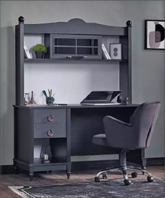 Komplettzimmer Schlafzimmer Bett Schrank Schreibtisch Schwarzes 3tlg