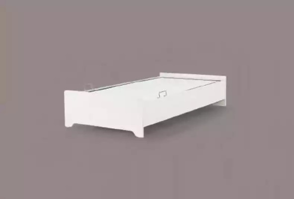 Bett Weiß Schlafzimmer Kinderzimmer Betten Holz Holzbett 100x200cm