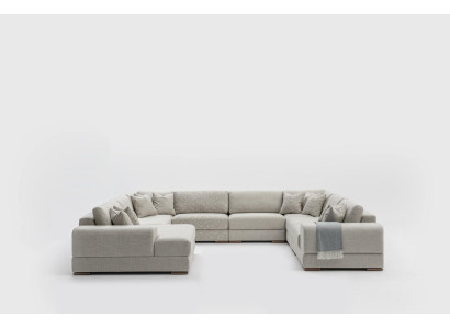 Sofa Couch Design Luxus Wohnzimmer Ecksofa Möbel U Form Wohnlandschaft
