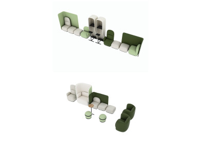 Sessel Wartezimmer Set Sitz Polster Garnitur Kanzlei Praxis Hotel Büro Office