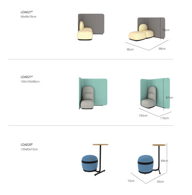 Sessel Wartezimmer Set Sitz Polster Garnitur Kanzlei Praxis Hotel Büro Office