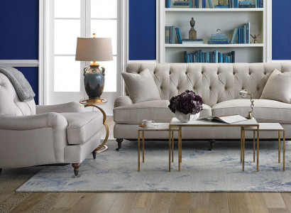 Chesterfield Luxus Sofa Couch Polster Sitz Stoff Garnitur 3+1 Sitzer Couchen