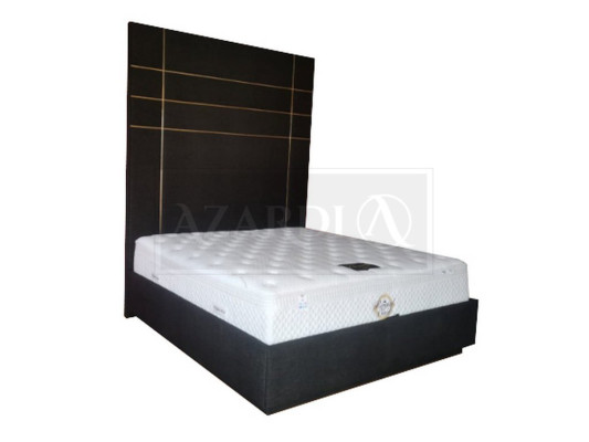 Hotel Doppel Leder Textil Bett Schlafzimmer Polster Luxus Betten Modern Design