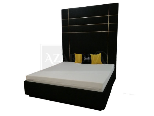 Hotel Doppel Leder Textil Bett Schlafzimmer Polster Luxus Betten Modern Design