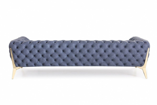 Luxus Hochwertige Sofa Couch Polster Sitz 3+2+1 Garnitur Chesterfield Garnituren