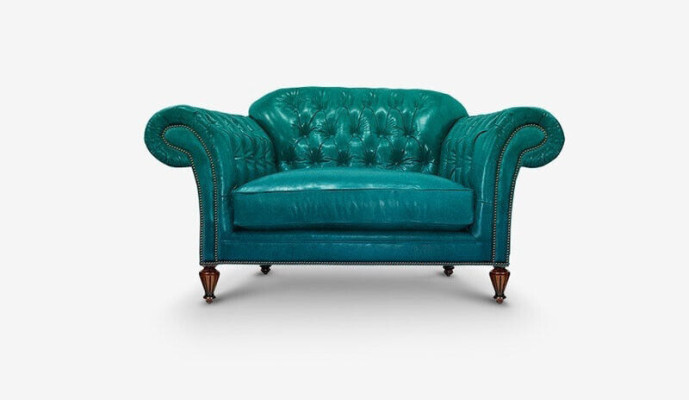Klassische Chesterfield Sofagarnitur Komplett Set Garnitur Sofa Polster Leder