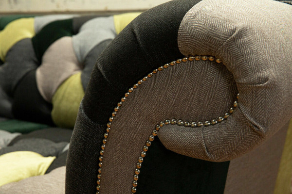 Dreisitzer Couch Polster Design Sofa 3er Sitz Sofas Dreisitzer Chesterfield Neu