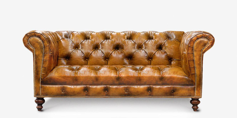 Chesterfield Sofagarnitur Sofa Couch Polster 321 Sitzer Leder Couchen