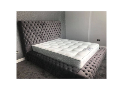 Modern Stilvolles Chesterfield Bett Schlafzimmer Betten Textil Möbel