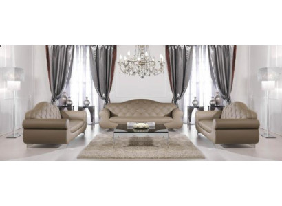 Sofagarnitur Chesterfield Sofa Couch Polster 3+1+1 Sofagarnitur Couch Sofas