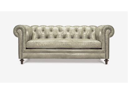 Chesterfield Luxus Sofa Couch Polster Sitz Leder Garnitur 321 Sitzer Couchen Neu