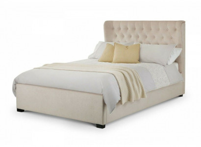 Chesterfield Design Polster Englisches Bett Doppelbett Beige Betten 160/180x200