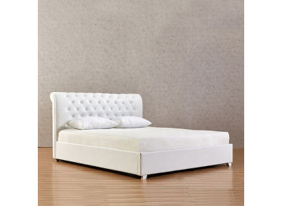 Chesterfield Designer Bett Schlafzimmer Kunstleder Polster 140/160/180/200 cm