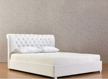 Chesterfield Designer Bett Schlafzimmer Kunstleder Polster 140/160/180/200 cm