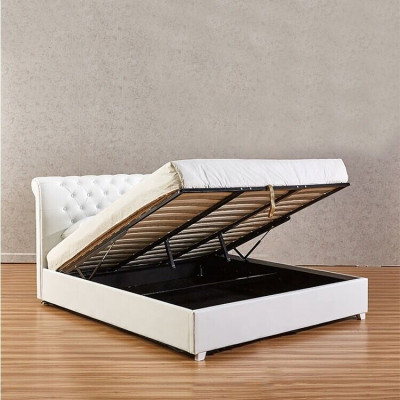 Chesterfield Designer Bett Schlafzimmer Kunstleder Polster 140/160/180/200 cm