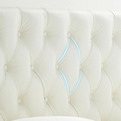 Chesterfield Designer Bett Schlafzimmer Kunstleder Polster 140/160/180/200 cm